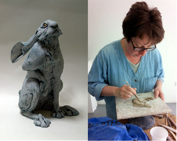 Chester Arts Fair, christine Pike Ceramics, Live Art Demonstration